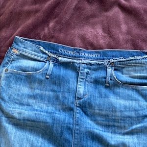 Citizens of Humanity maxi denim skirt. Good used condition.